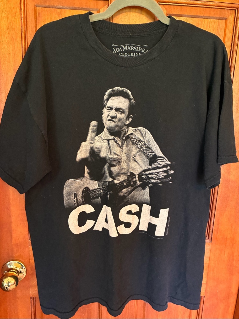 Johnny Cash The Bird Graphic Band Tee Men’s XL